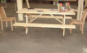 Picknicktafel RobiniaWood Nature 200 cm 100% Robinia